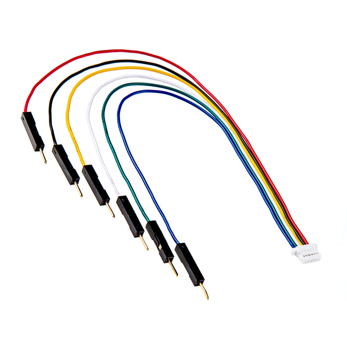 XRP Motor to Breadboard Jumper Cable - 6in. (6-pin JST-SH)