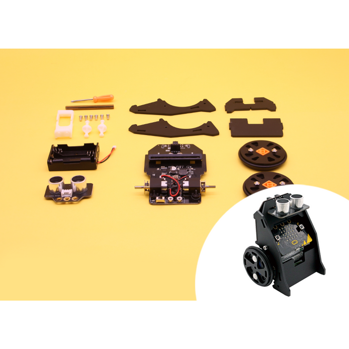 BITCAR - Autonomous Line Following  Obstacle Avoiding Car for micro:bit