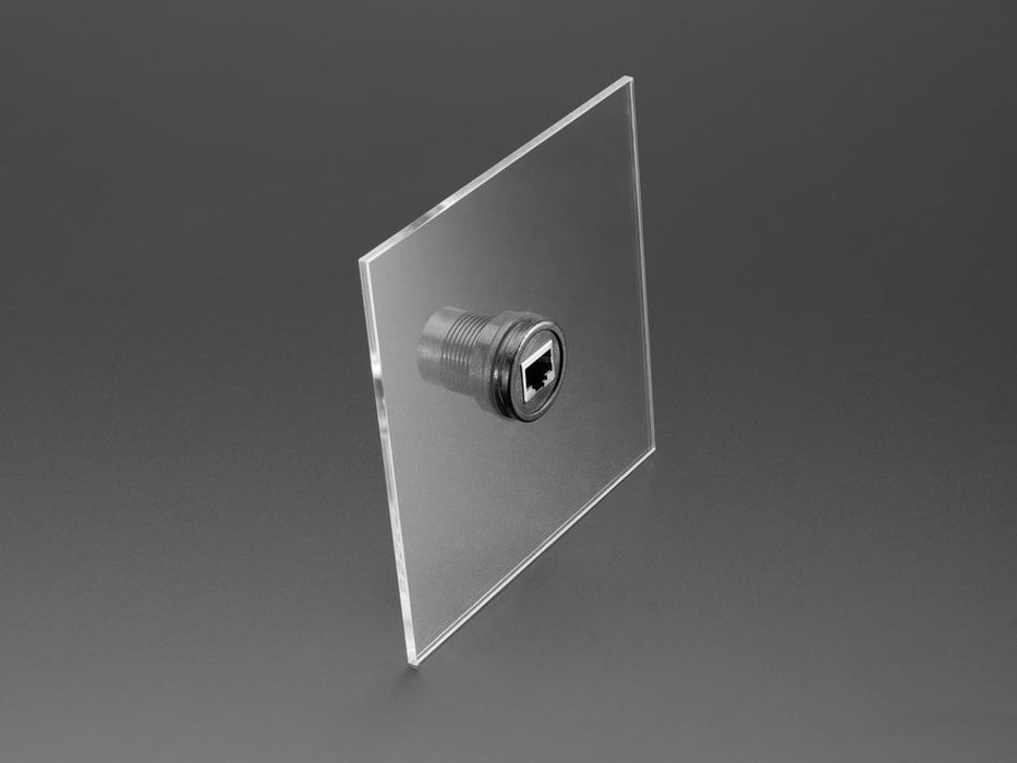 RJ-50 (10P10C) Round Panel Mount Adapter Plug