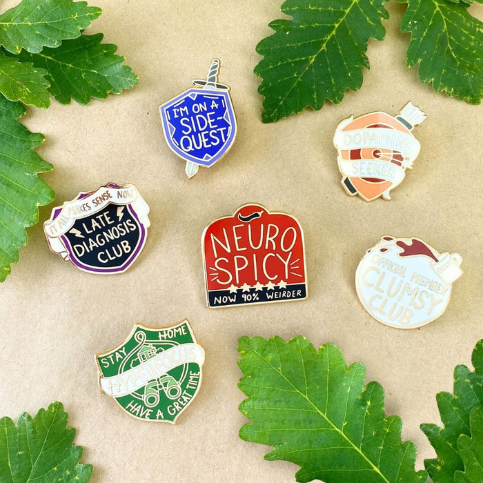 Late Diagnosis Club Lapel Pin