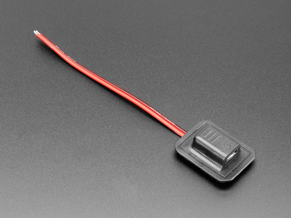 Sewable USB Micro B Power Jack Connector