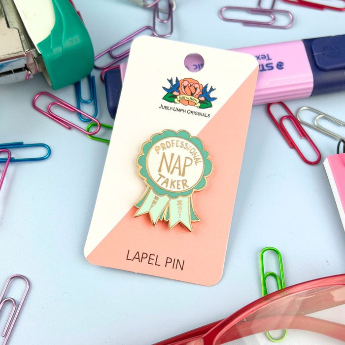 Professional Nap Taker Award Lapel Pin