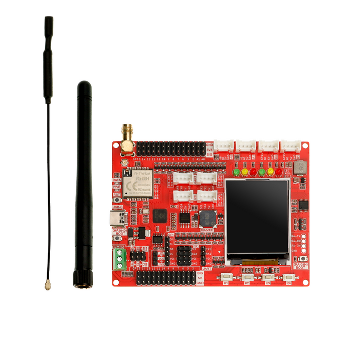 LoRaWAN RA-08H Development Board Integrated RP2040 with 1.8 “ LCD for Long Range Communication