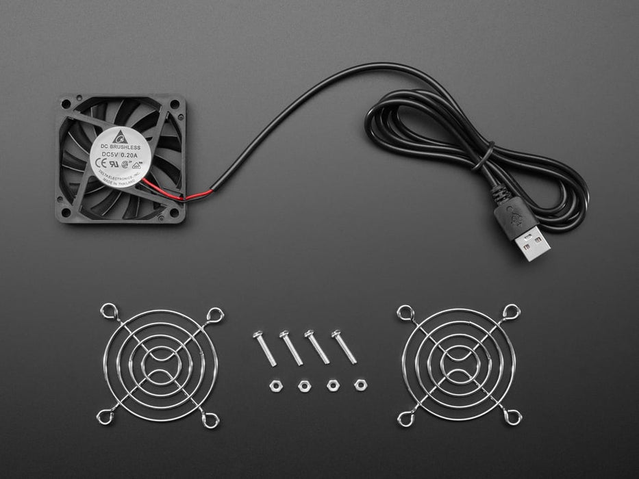 5V Square USB Fan -  6 cm