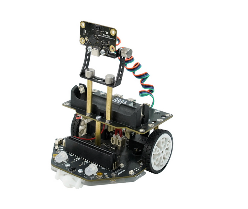 Maqueen Plus V3 - STEM Educational micro:bit Robot with Matrix Laser Ranging (18650 Battery)