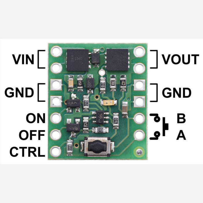 Mini Pushbutton Power Switch with Reverse Voltage Protection, LV