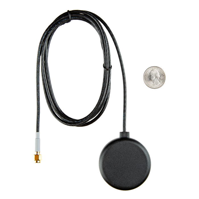 External Iridium® Certified Compact Magnetic Adhesive Mount Antenna