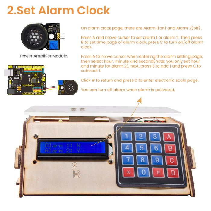 Electronic Scale Kit 5KG Digital Load Cell Weight Sensor Kit for Arduino