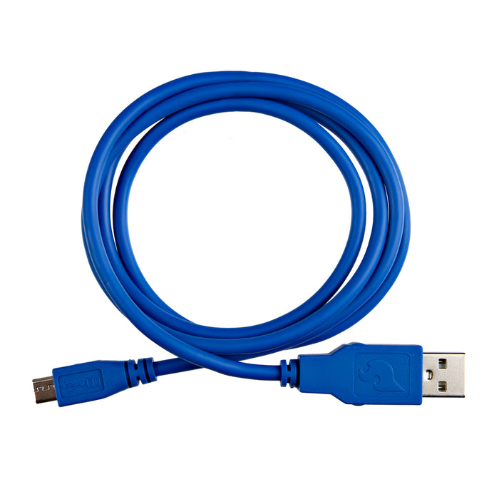 USB-A to Micro-B Cable - 1m, USB 2.0 (Flexible Silicone)