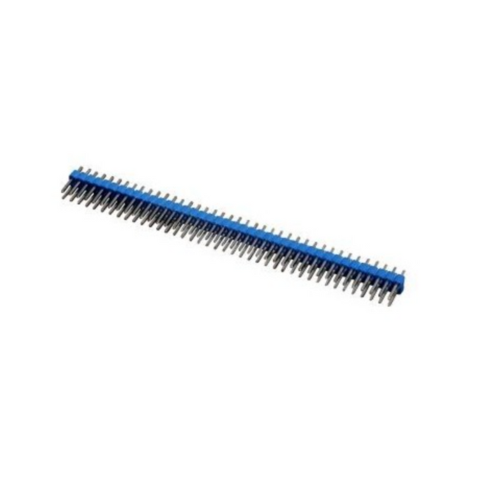 0.100 (2.54 mm) Breakaway Male Header: 2x40-Pin, Straight Blue