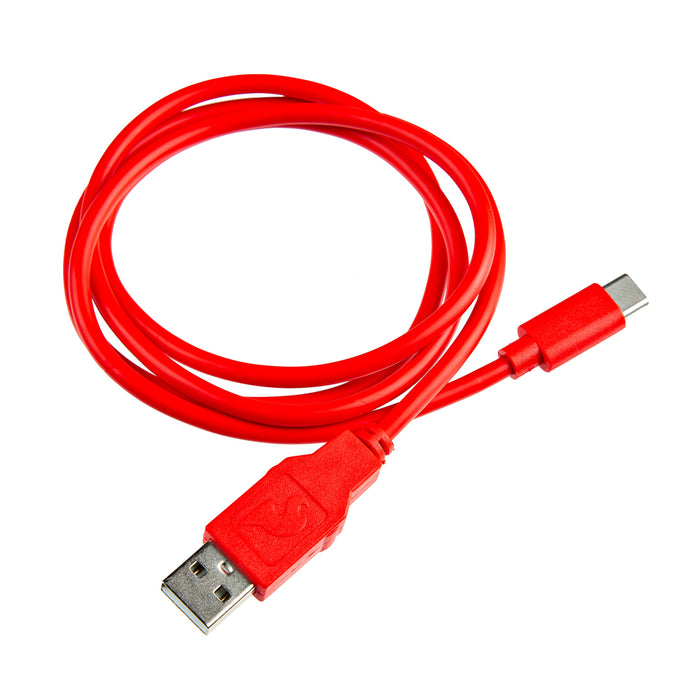 USB-A to USB-C Cable - 1m, USB 2.0 (Flexible Silicone)