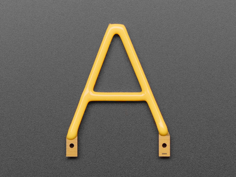 Alphabet LED Filament - Warm White Letter "A"