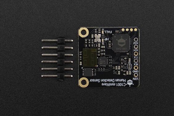 C1001 60GHz mmWave Indoor Fall Detection Sensor for Arduino / ESP32 / micro:bit (11 Meters)