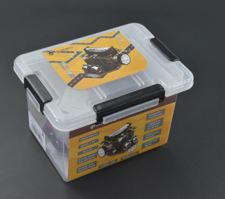 micro:Maqueen Plus V2 (18650 Battery) with micro:Maqueen Mechanic