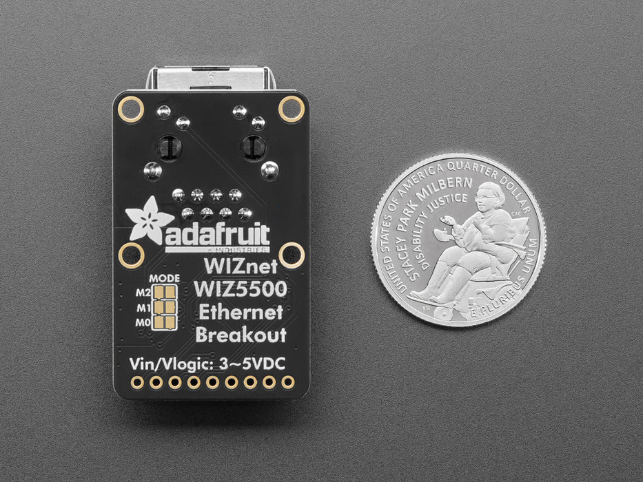 Adafruit Wiz5500 Ethernet Co-Processor Breakout Board