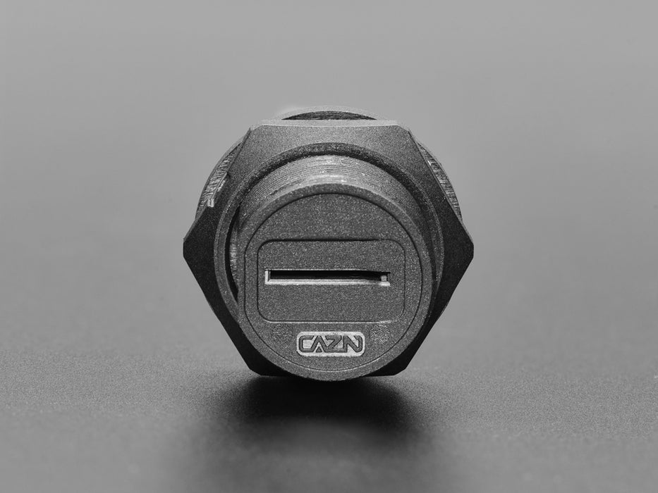 Round Panel Mount Micro SD Card Extender
