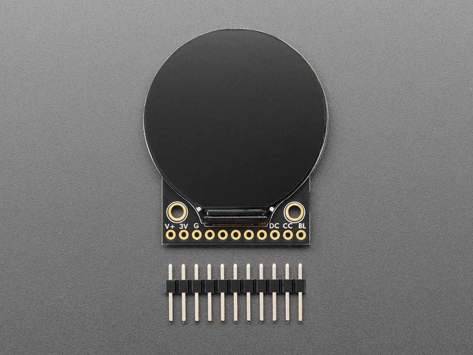 Adafruit 1.28" 240x240 Round TFT LCD Display with MicroSD