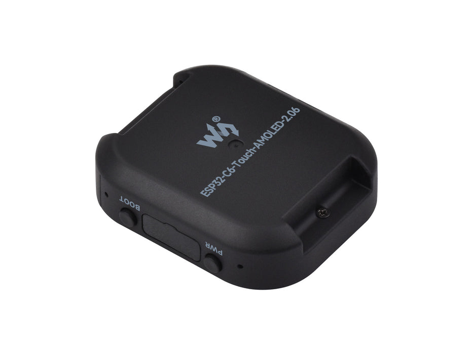 ESP32-C6 RISC-V Smartwatch Dev Board – 2.06" AMOLED, WiFi 6/Bluetooth 5/Zigbee