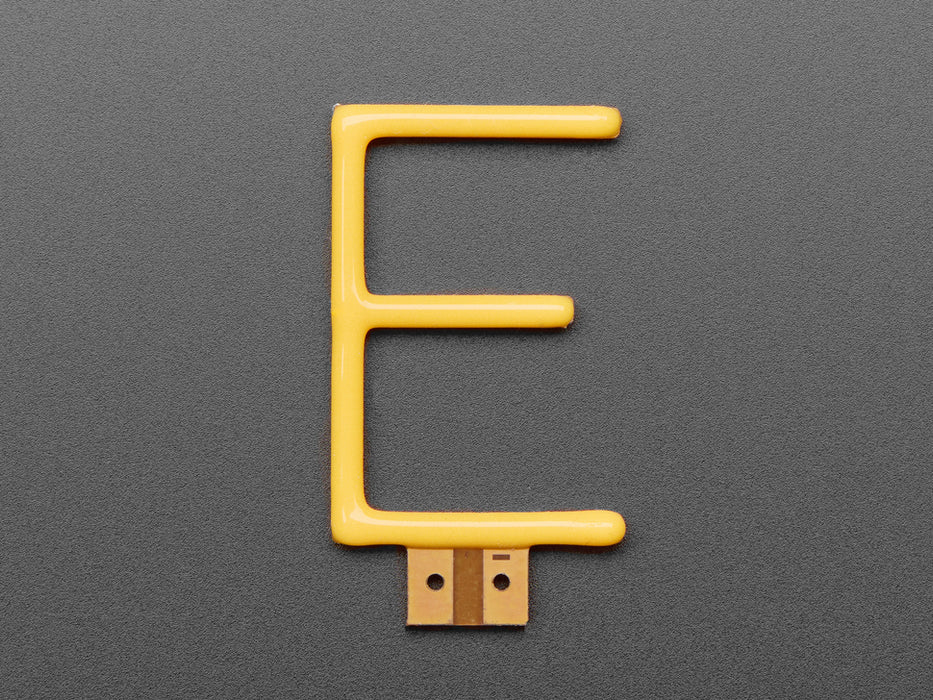 Alphabet LED Filament - Warm White Letter "E"