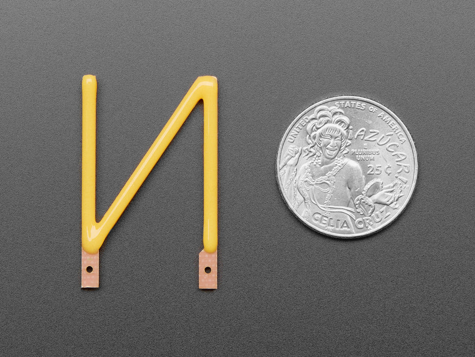 Alphabet LED Filament - Warm White Letter "N"