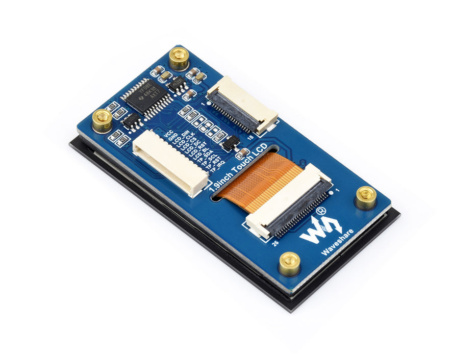 1.9" IPS Touch LCD Display – 172x320, SPI/I2C, 262K Colors