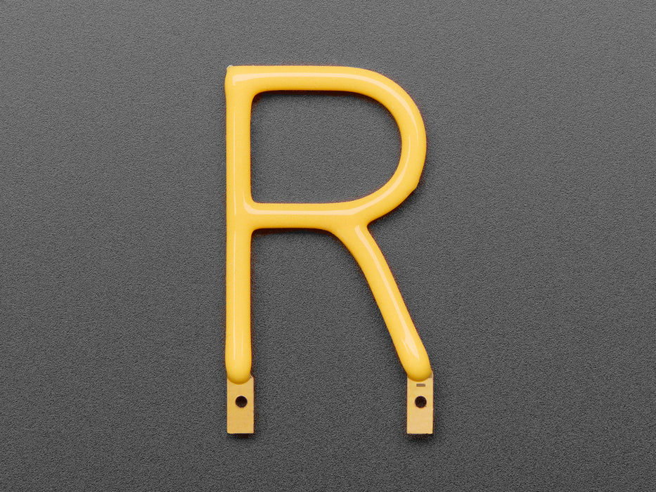 Alphabet LED Filament - Warm White Letter "R"