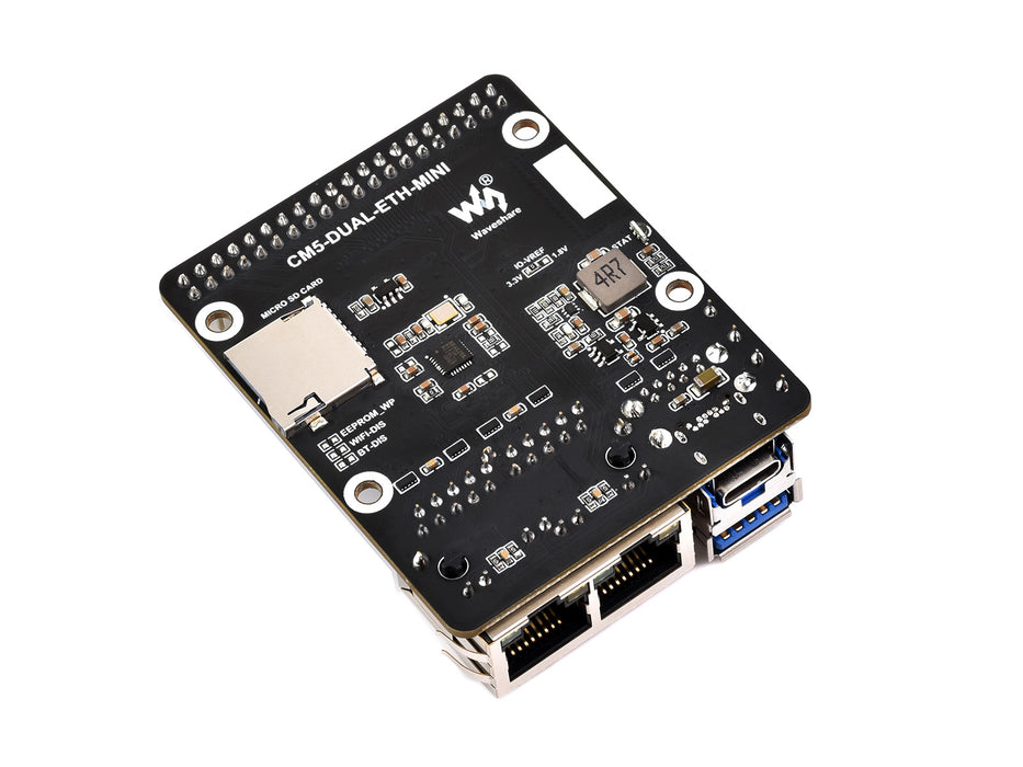 Raspberry Pi CM5 Dual Gigabit Ethernet Base Board