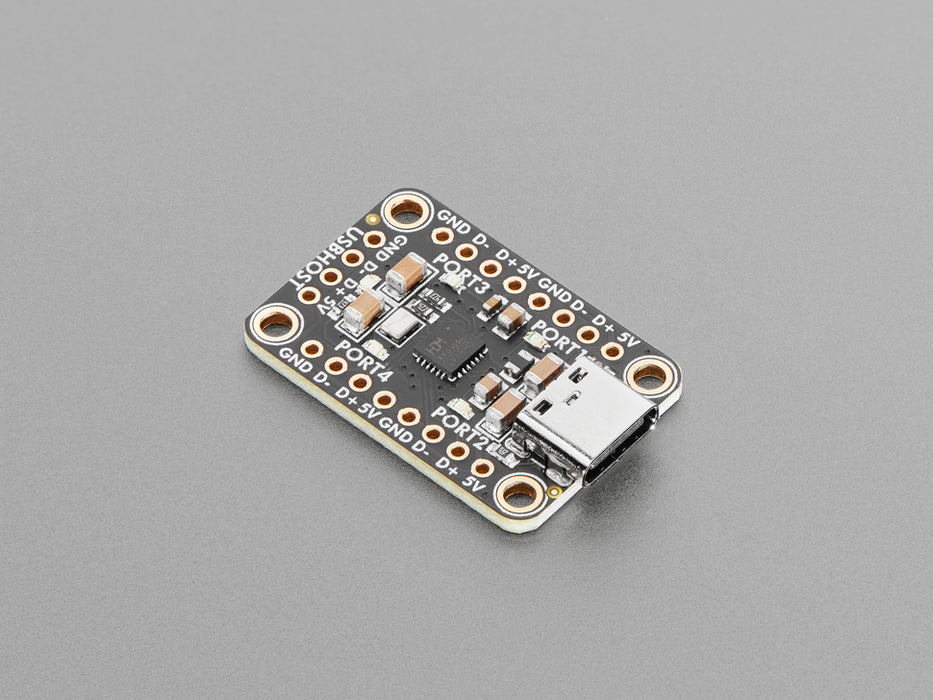 Adafruit CH334F Mini 4-Port USB Hub Breakout