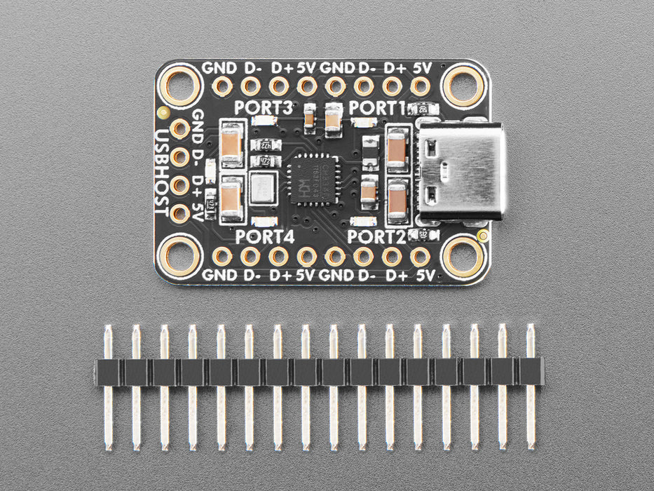 Adafruit CH334F Mini 4-Port USB Hub Breakout