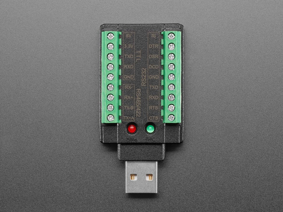 USB to Multi-Protocol Serial Adapter: RS-232 / TTL UART / RS-485