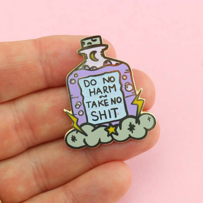 Do No Harm Take No Shit Lapel Pin