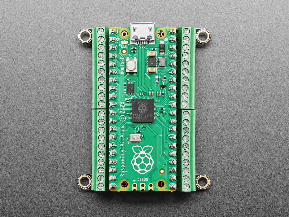 Adafruit Terminal PiCowbell for Pico with Pre-Soldered Sockets