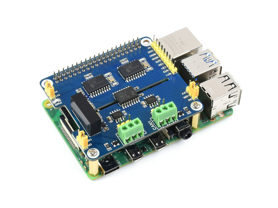 Raspberry Pi 2-Channel Isolated CAN Expansion HAT