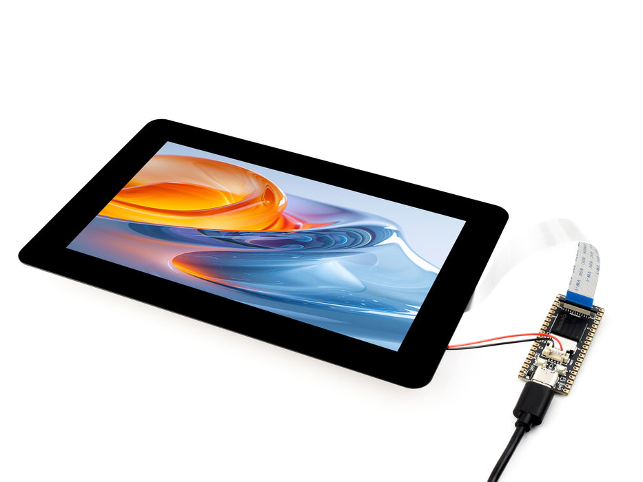 7-Inch DSI Capacitive Touchscreen – 1280x720, IPS, 10-Point Multi-Touch, Anti-Fingerprint