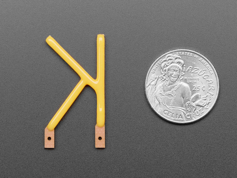 Alphabet LED Filament - Warm White Letter "K"