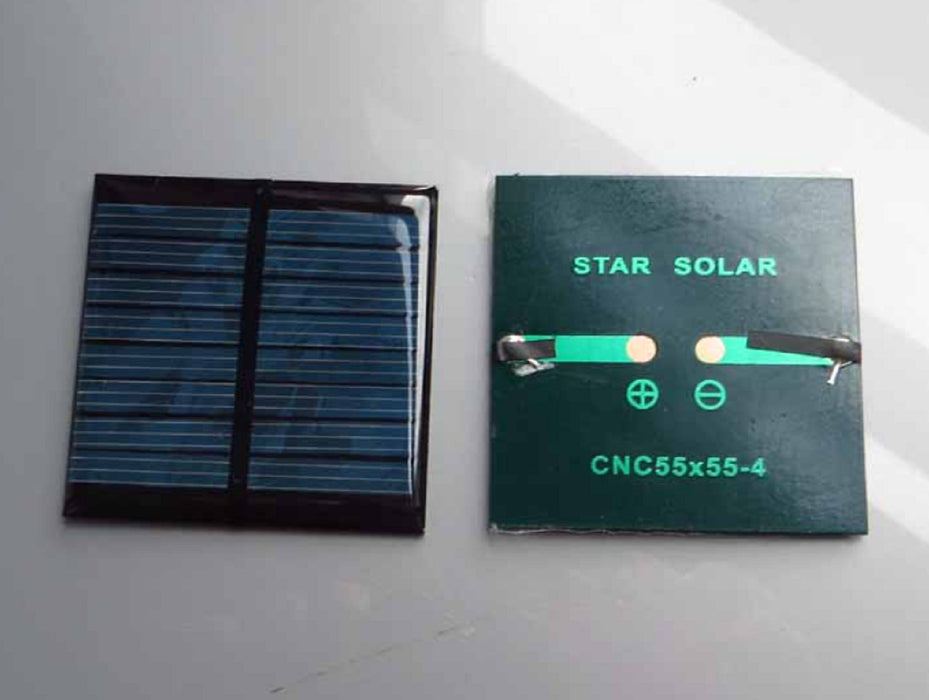 4V 60mA Solar Panel 55x55mm