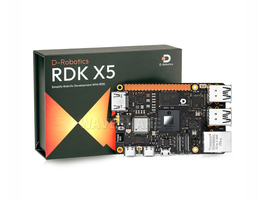 D-Robotics RDK X5 Board - Sunrise 5, Octa-Core A55, 10 TOPS, 8GB RAM