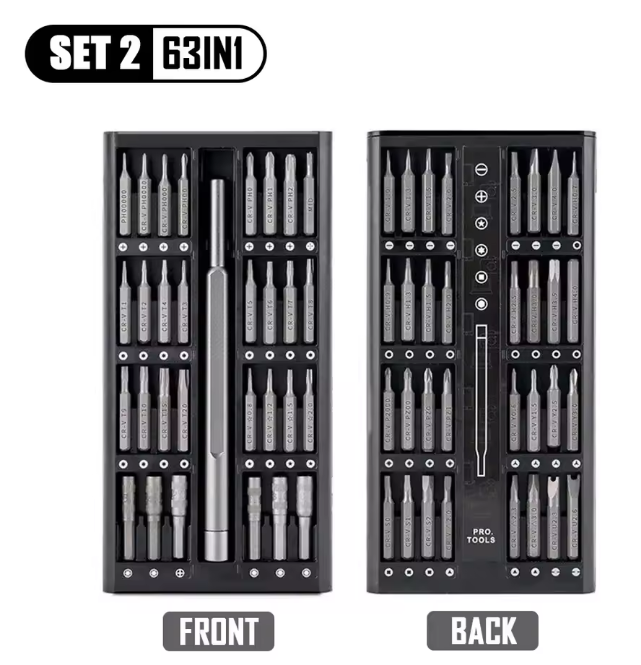 63 in 1 Premium Multifunction Screwdriver Set