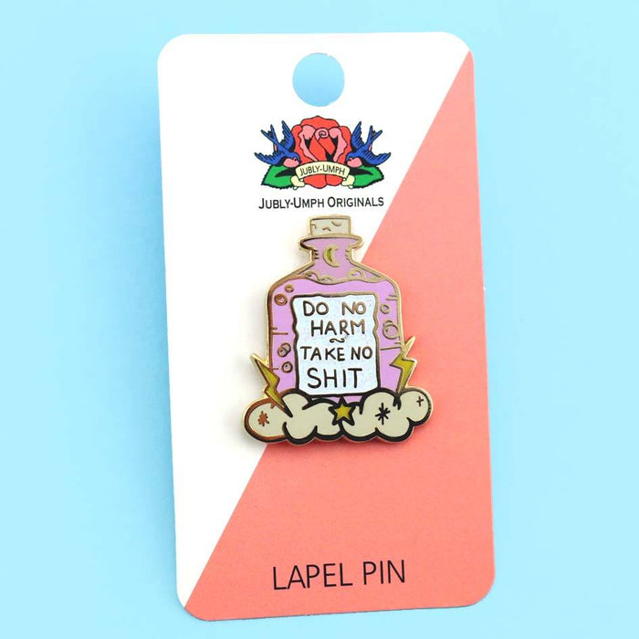 Do No Harm Take No Shit Lapel Pin