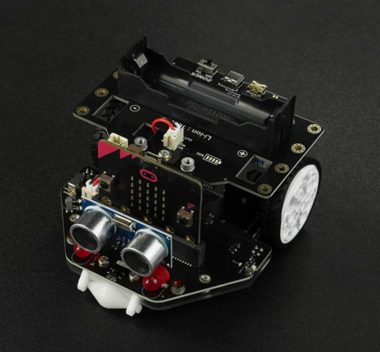 micro:Maqueen Plus V2 (18650 Battery) with micro:Maqueen Mechanic