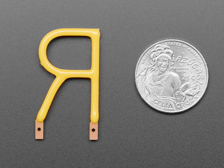 Alphabet LED Filament - Warm White Letter "R"