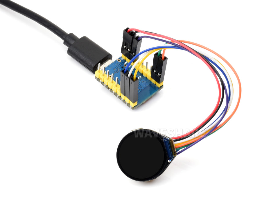 Round 0.71" LCD Display Module - 160x160, SPI, 65K Colors