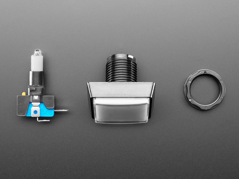 LED Illuminated Push Button - 51mm Square