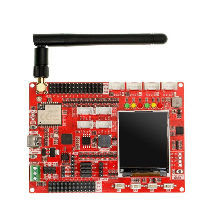 LoRaWAN RA-08H Development Board Integrated RP2040 with 1.8 “ LCD for Long Range Communication