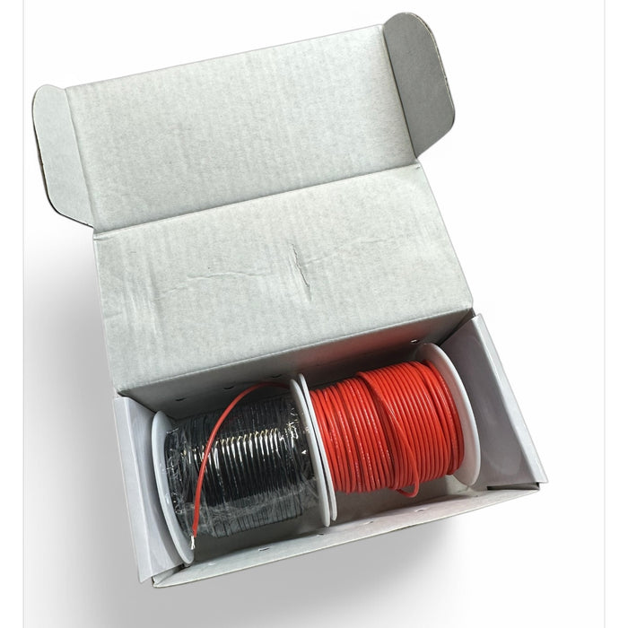 Red + Black Hook UP Silicon Wire Kit 22AWG x 30m