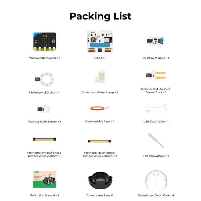 ELECFREAKS micro:bit Smart Greenhouse Kit