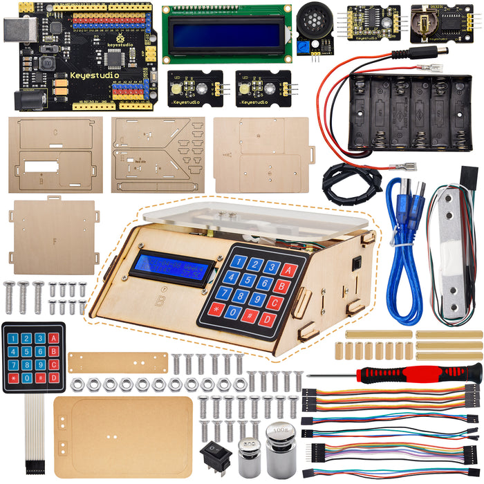 Electronic Scale Kit 5KG Digital Load Cell Weight Sensor Kit for Arduino