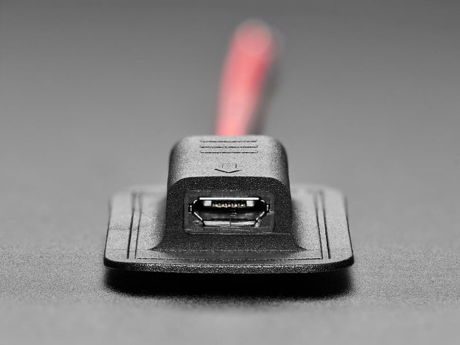 Sewable USB Micro B Power Jack Connector