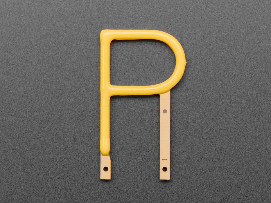 Alphabet LED Filament - Warm White Letter "P"