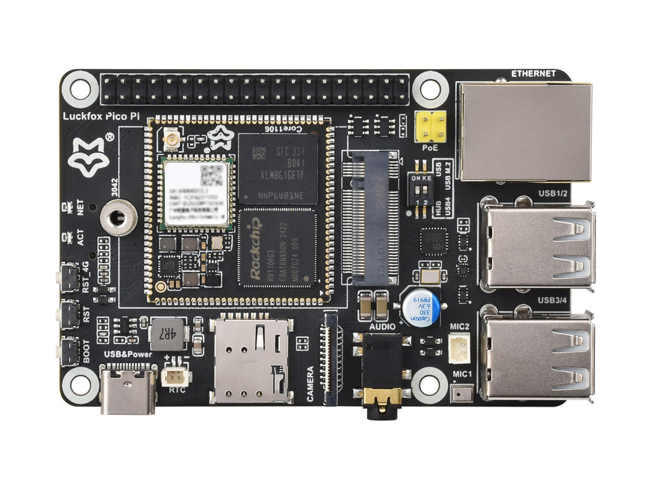 Luckfox Pico Pi Linux Board – Core1106, 8GB eMMC, ISP3.2 Support